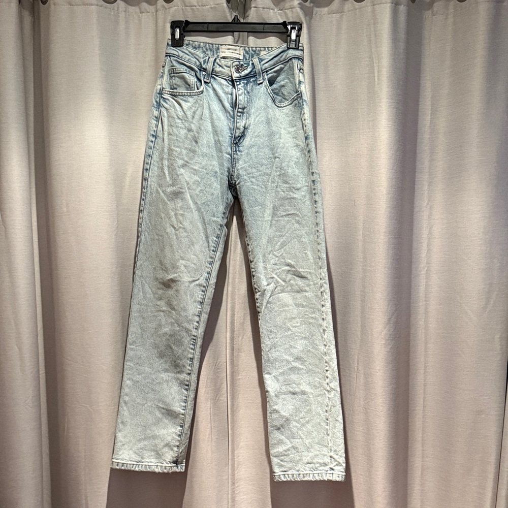 Cotton On Women's Straight Leg Jeans - Light Blue